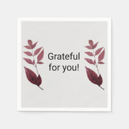 Guardanapo De Papel Queda Seca Vermelha Deixa Napkin