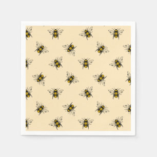 Guardanapo De Papel Queen Bee Pattern