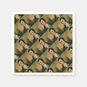 Guardanapo De Papel Queimadura de Robert, comemorando a noite da