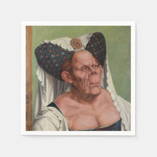 Guardanapo De Papel Quentin Matsys - Uma Mulher Velha Grotesca