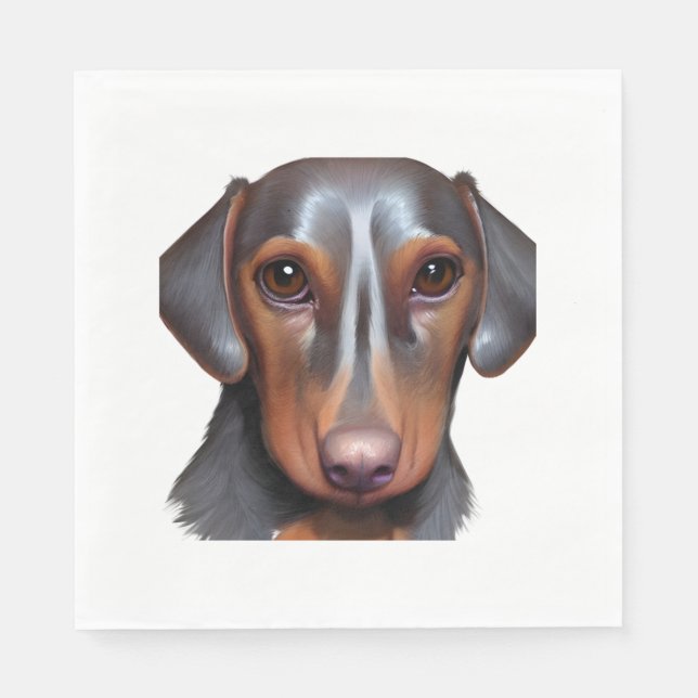 Guardanapo De Papel Querido Dachshund (Frente)