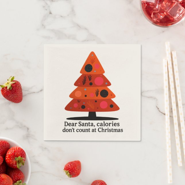Guardanapo De Papel 🎄 Querido Papai Noel… Fechamos um Acordo! 🍪✨ (Insitu)