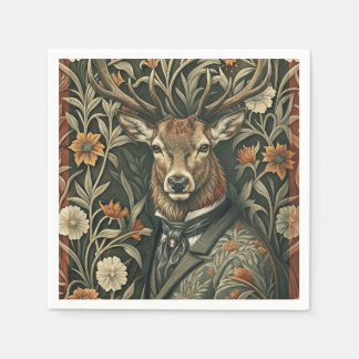 Guardanapo De Papel Querido Veado em Roupas Vintage Magic Woodland
