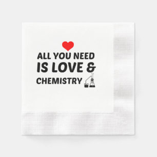 GUARDANAPO DE PAPEL QUÍMICA E AMOR