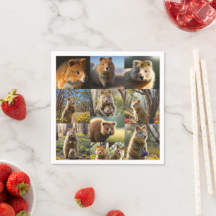 Guardanapo De Papel "Quokka Chronicles: Uma Fotografia Encantadora"