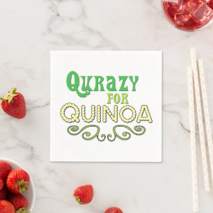 Guardanapo De Papel Qurazy para Quinoa © - Engraçado Quinoa temido