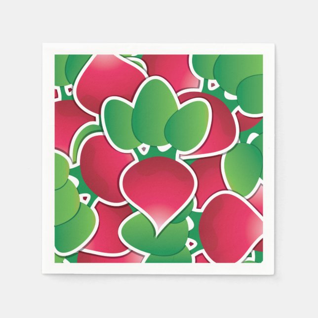 Guardanapo De Papel Rabanete (Frente)