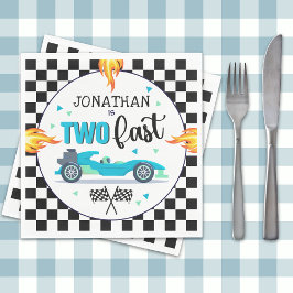 Guardanapo De Papel Race Car Birthday Party for Boys