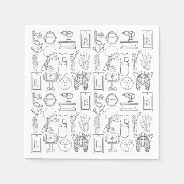 Guardanapo De Papel Rad Tech Party (Frente)