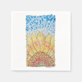 Guardanapo De Papel Radiant Bloom Sunflower