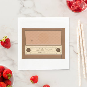 Guardanapo De Papel Rádio Vintage