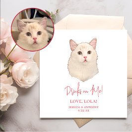 Guardanapo De Papel Ragdoll Cat Bebidas Personalizadas em Mim