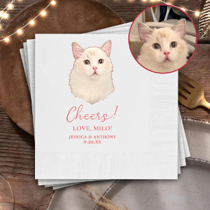 Guardanapo De Papel Ragdoll Cat Personalizado Cheers Napkins