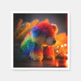 Guardanapo De Papel Rainbow Bear