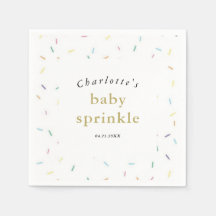 Rainbow Sprinkles Baby Sprinkle Convite