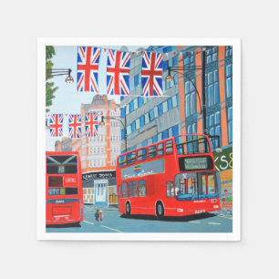 Guardanapo De Papel Rainha Jubilee London napkins