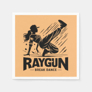 Guardanapo De Papel Raio Raygun, revólver, dança