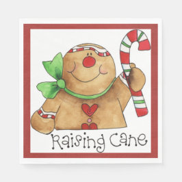 Guardanapo De Papel Raising Cane Gingerbird Man Napkin