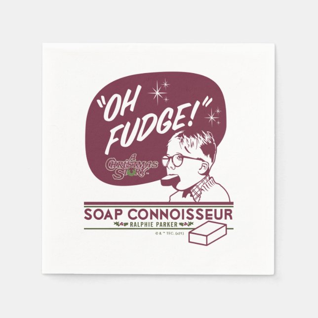 Guardanapo De Papel Ralphie Parker - Soap Connoisseur (Frente)