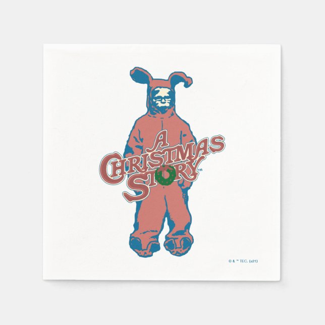 Guardanapo De Papel Ralphie | Pesadelos Rosa (Frente)