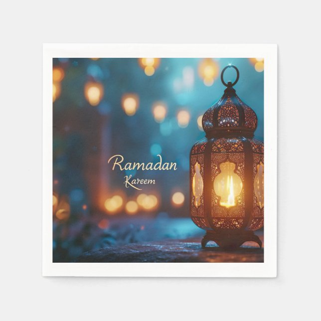 Guardanapo De Papel Ramadan Kareem Napkins (Frente)