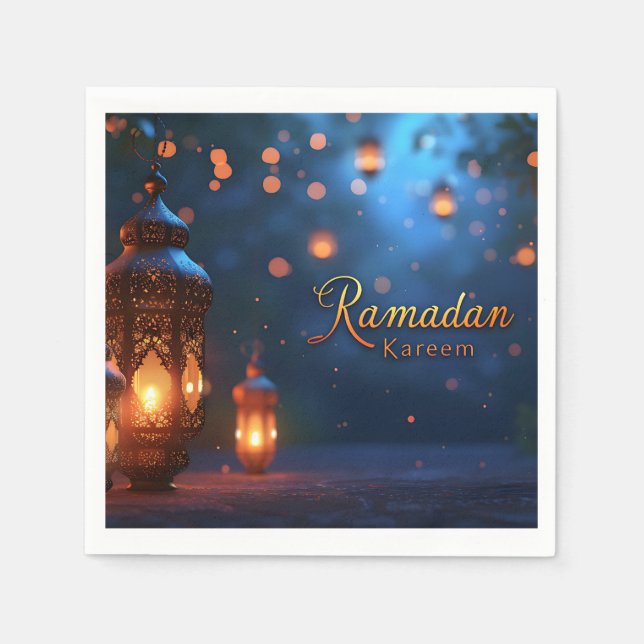 Guardanapo De Papel Ramadan Kareem Paper Napkin (Frente)
