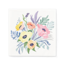 Ramalhete de Flores de Primavera | Aquarela Floral
