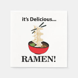 Guardanapo De Papel Ramen, é um delicioso partido Ramen