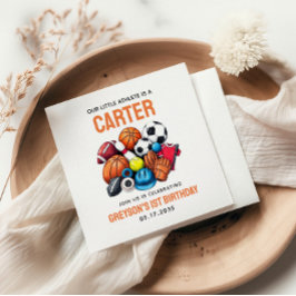 Guardanapo De Papel Rapazes Modernos - Bolas Desportivas - Todos prime