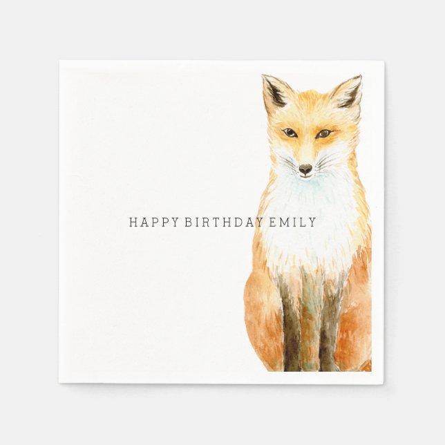 Guardanapo De Papel Raposa Doce (Frente)