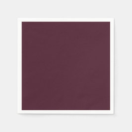 Guardanapo De Papel Raspberry Burgundy, Solid Burgundy
