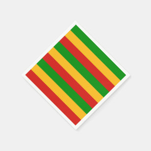 Guardanapo De Papel RASTAFARI FLAG COLORS + suas ideias