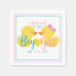 Guardanapo De Papel Rato de borracha Sexo neutro ou Revelação