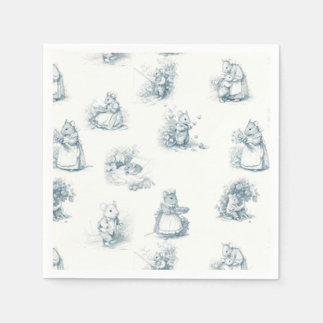 Guardanapo De Papel Rato Pequeno Storybook (Frente)