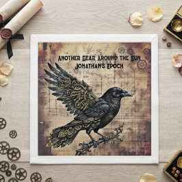 Guardanapo De Papel Raven Steampunk Gótico
