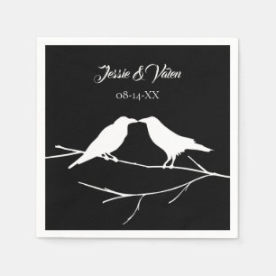 Guardanapo De Papel Ravens Gothic Wedding