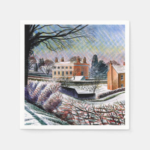 Guardanapo De Papel Ravilious - Vicariato no Inverno,