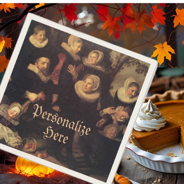 Guardanapo De Papel Reagrupamento familiar renascentista pintura de re (Criador carregado)