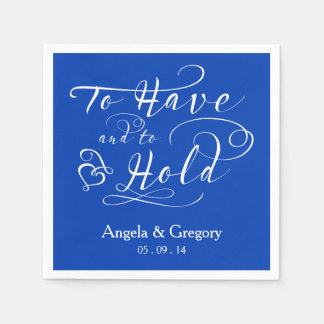 Guardanapo De Papel Real Azul Para Ter Que Fazer Casamento Personaliza