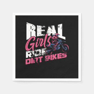 Guardanapo De Papel Real Girls Ride Dirt Bikes Motocross Gi Motocross
