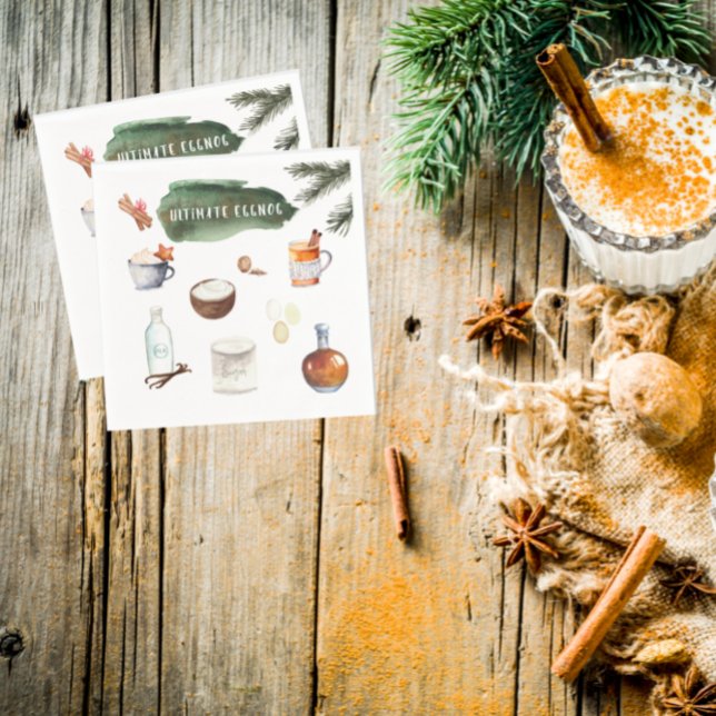 Guardanapo De Papel Receita de última geração | Férias (Criador carregado)