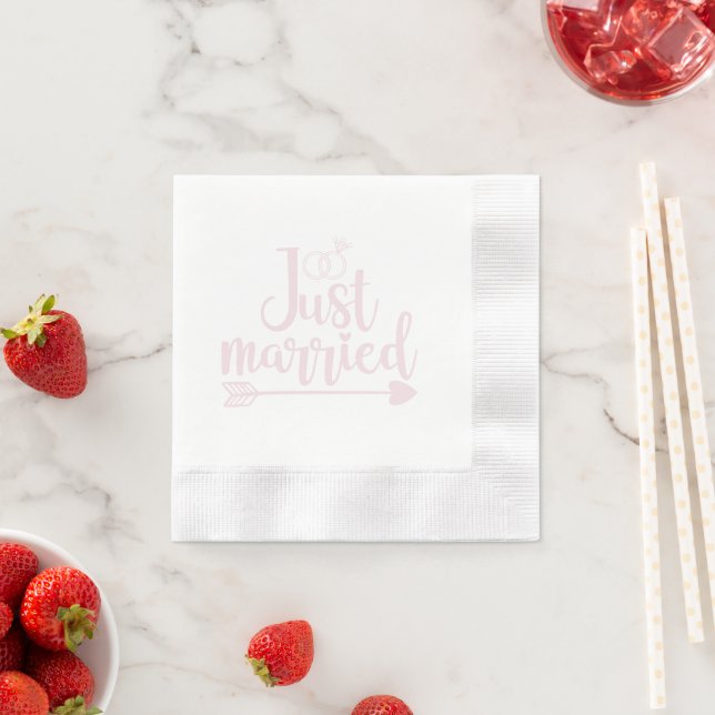 Guardanapo De Papel Recem casados Blush (Insitu)