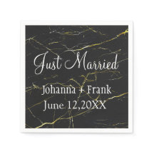 Recem casados preto e bom mármore