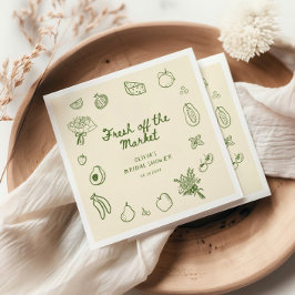 Guardanapo De Papel Recém-chegado ao mercado Mão Verde Desenhada