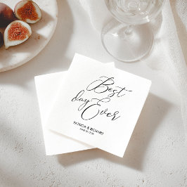 Guardanapo De Papel Recepção de Casamento Mais Dia Incrível Chic Scrip