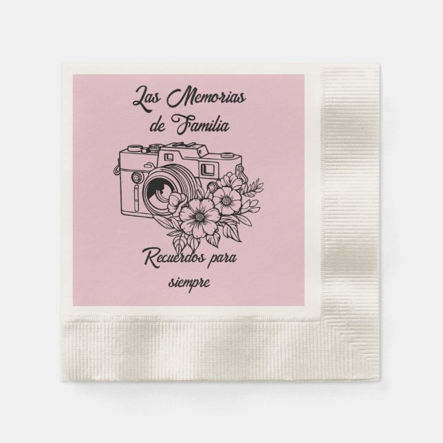 Guardanapo De Papel Recuerdos de Familia (Frente)