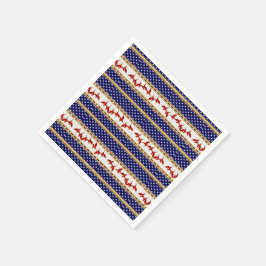 Guardanapo De Papel Red Bald Eagle America Paper Napkin