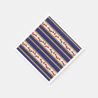 Guardanapo De Papel Red Bald Eagle America Paper Napkin