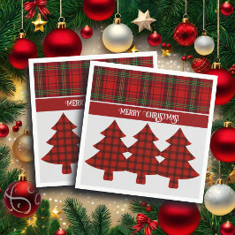 Guardanapo De Papel Red Black Green Cozy Tartan