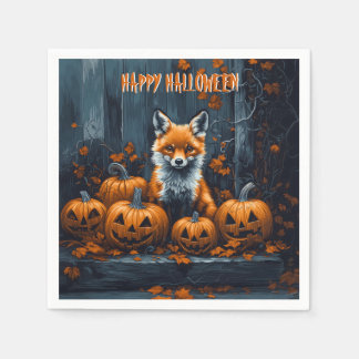 Guardanapo De Papel Red Fox Halloween